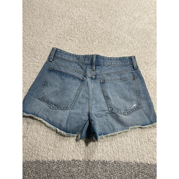 NWT Madewell Women's Size 27 Relaxed Denim Shorts Lemar Wash - Picture 2 of 11